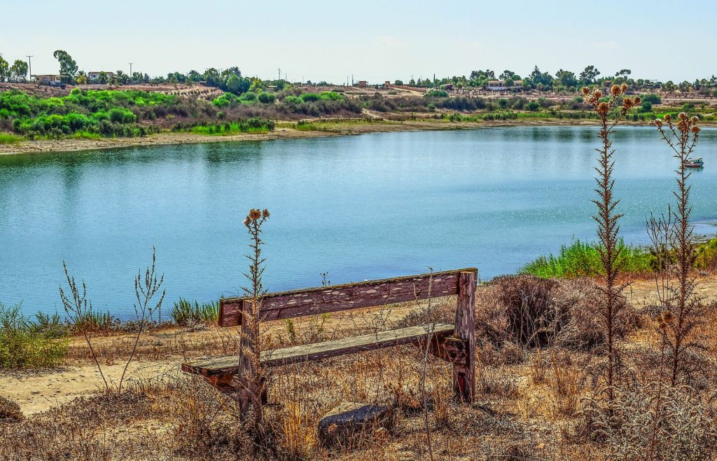 Achna dam and reservoir