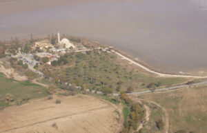 aerial photo of the site