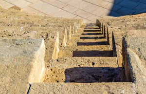 Close-up of steps.