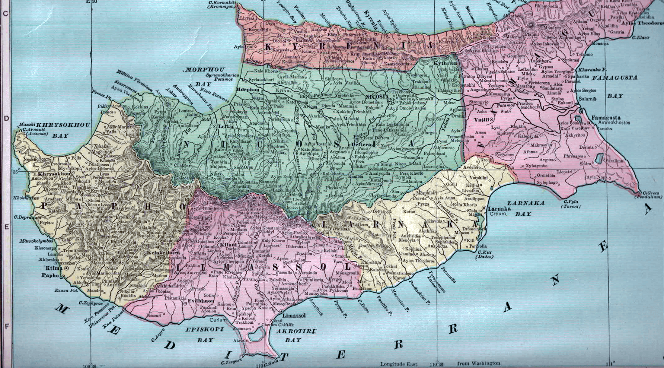 Cyprus Map Just About Cyprus
