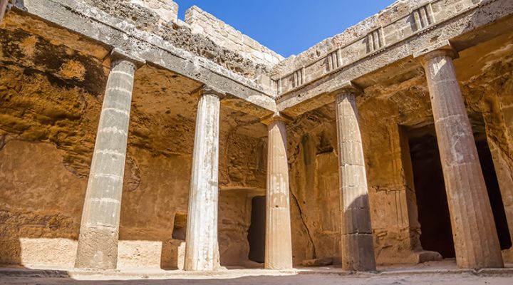 The Tombs of the Kings in Paphos, Cyprus