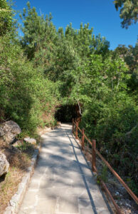 aphrodite nature trail near the baths