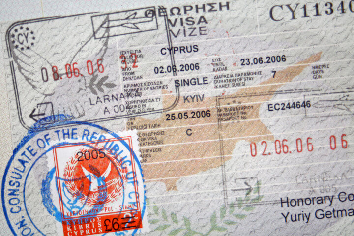 passport rules travelling to cyprus